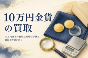 10万円金貨の買取ガイドのアイキャッチ